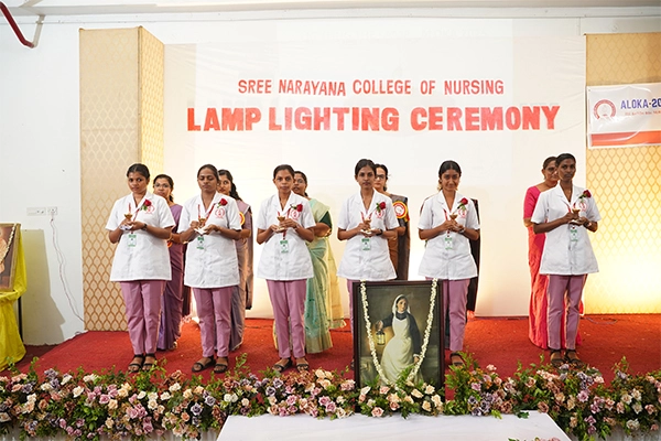 Bsc Nursing 2024 Batch - Lamp Lighting