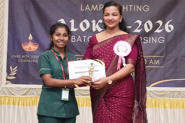 Bsc Nursing 2025 Batch – Lamp Lighting Photo