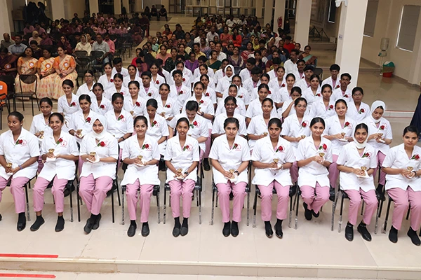 Bsc Nursing 2025 Batch – Lamp Lighting Photo