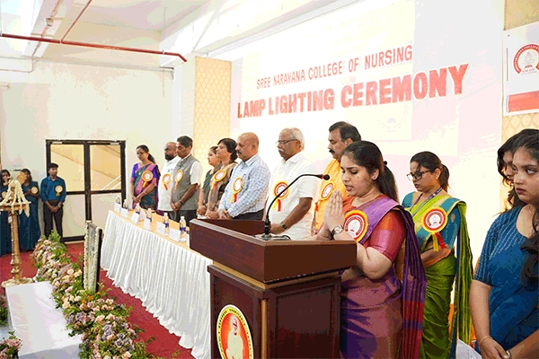 Bsc Nursing 2024 Batch – Lamp Lighting Photo