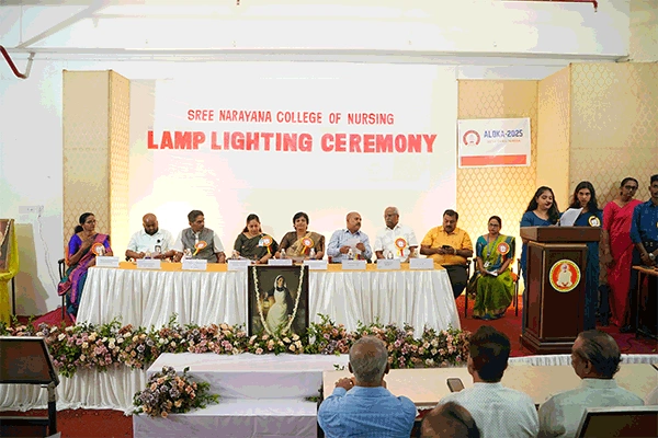 Bsc Nursing 2024 Batch – Lamp Lighting Photo