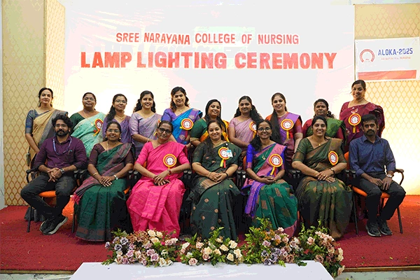 Bsc Nursing 2024 Batch – Lamp Lighting Photo