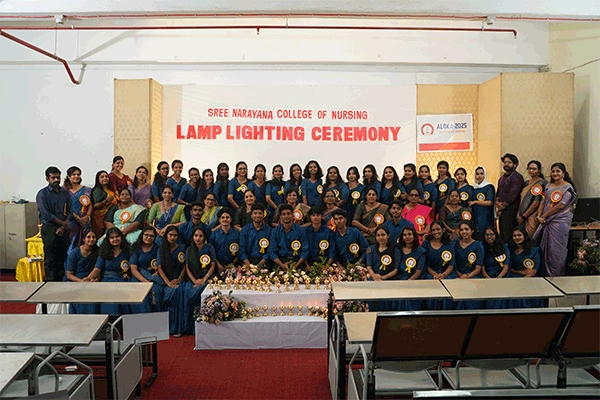 Bsc Nursing 2024 Batch – Lamp Lighting Photo
