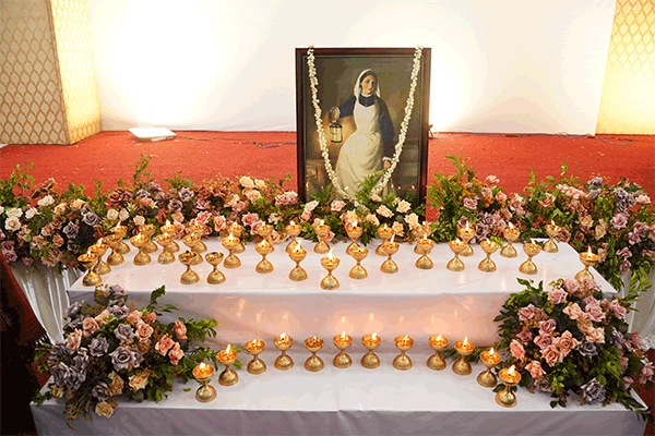Bsc Nursing 2024 Batch – Lamp Lighting Photo