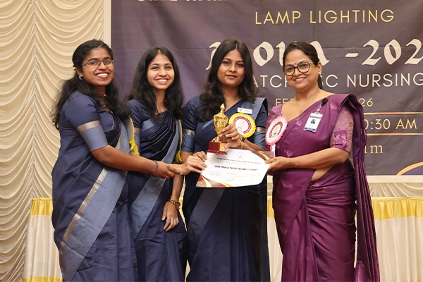 Bsc Nursing 2025 Batch – Lamp Lighting Photo