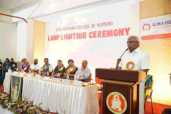 Bsc Nursing 2024 Batch – Lamp Lighting Photo