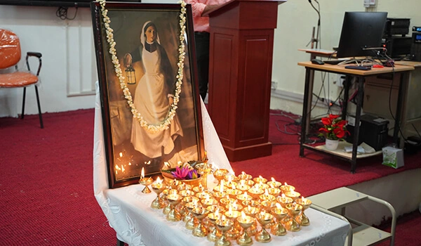 Bsc Nursing 2022 Batch – Lamp Lighting Photo