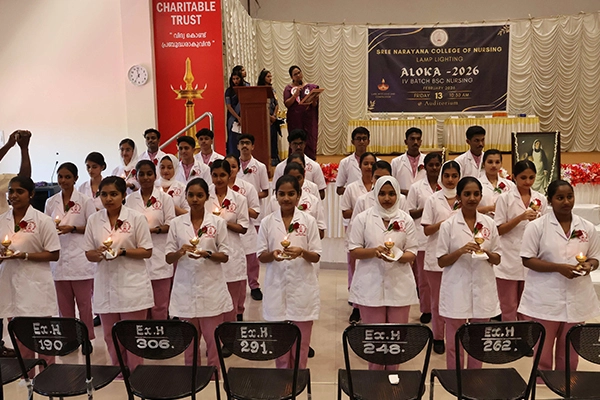 Bsc Nursing 2025 Batch – Lamp Lighting Photo