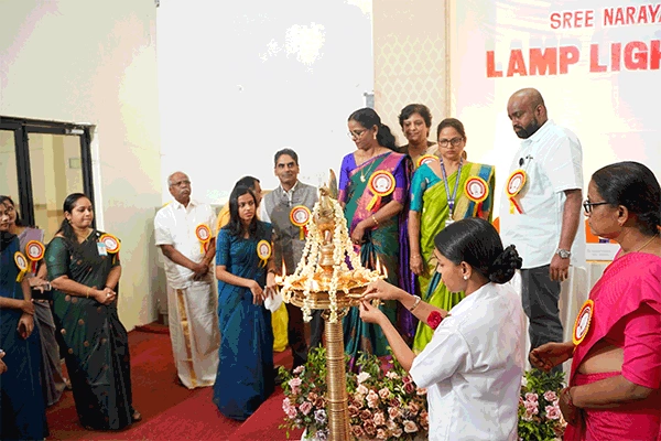 Bsc Nursing 2024 Batch – Lamp Lighting Photo